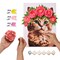 OKTO | Air Dry Clay Paint by Numbers & Modeling Kit for Adults | Elegant CAT Flower Crown | 11.8x15.7 in